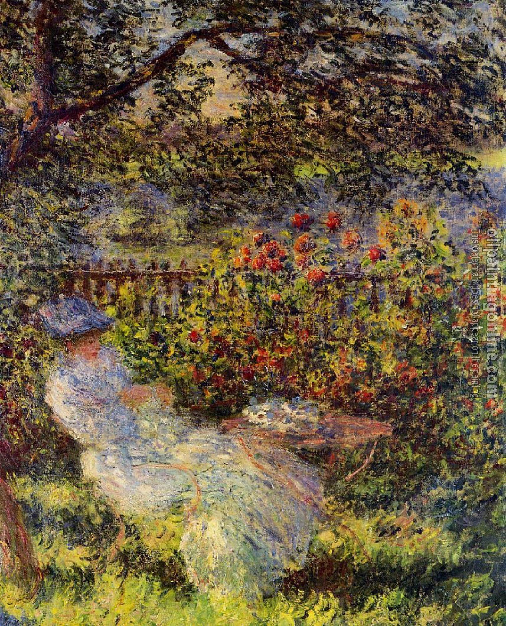 Monet, Claude Oscar - Alice Hoschede in the Garden